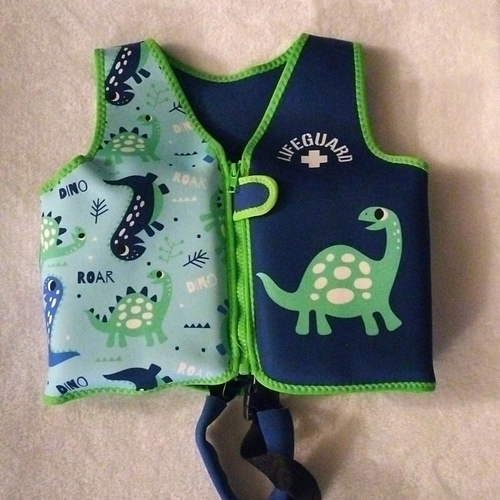⚜️ Kids Dinosaur Theme Swim Vest